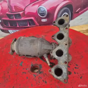 Выпускной коллектор на Chery QQ6